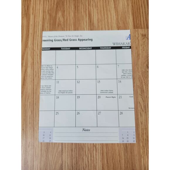 Return of the War Canoes by William Robinson Leigh 2000 Calendar Art 8x6.5 - Picture 2 of 8